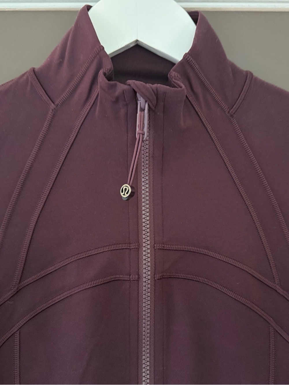 Lululemon Cropped Define Jacket 6 Black Plum Nulu Purple NWT New - Picture 4 of 6